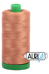 Aurifil Mako 40wt 2-ply Cotton 1000 m 1094 yd. spool - 2330 Light Chestnut